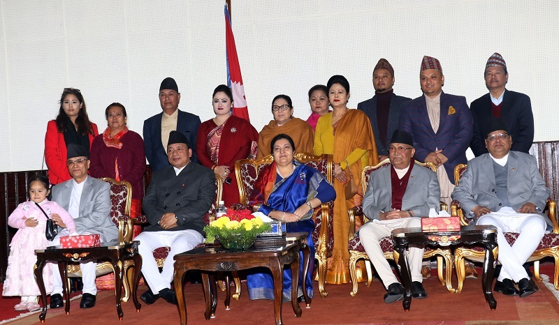 President administers oath of office to newly appointed CJ Rana