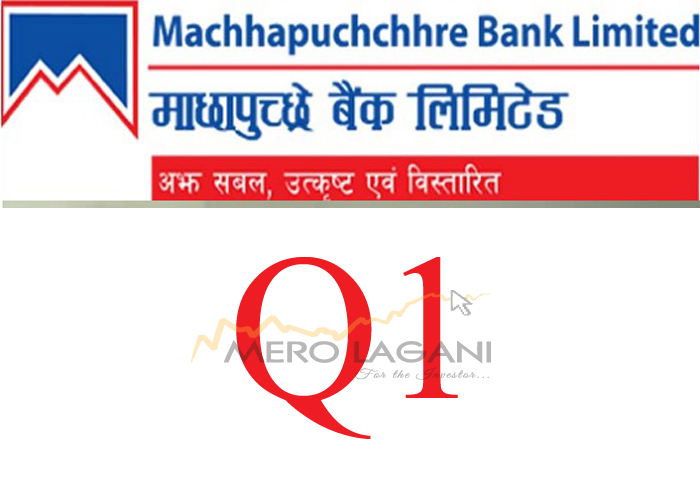 Machhapuchchhre  Bank Logs Plain Growth in Net Profit