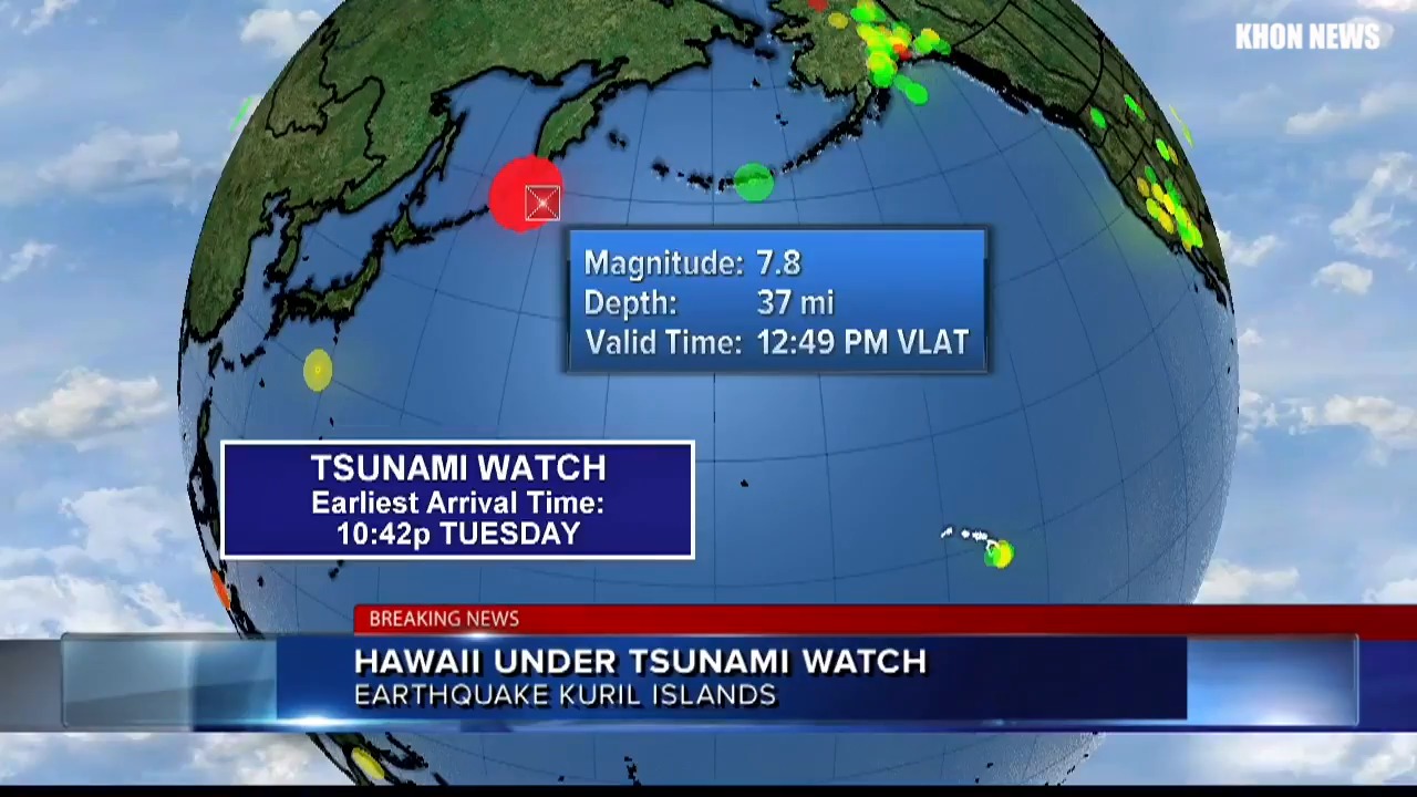 Tsunami threat remains for Russia after quake off Kuril Islands