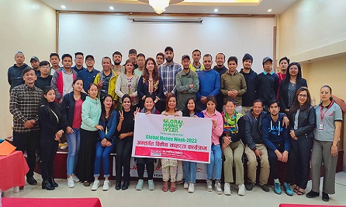 काठमाडौं बहिरा संघका सदस्यहरुलाई शेयर बजार सम्बन्धी तालिम तथा साक्षरता कार्यक्रम