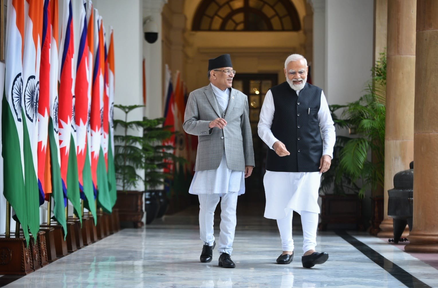 PM Dahal, Indian PM Modi Hold Bilateral Talks In Delhi