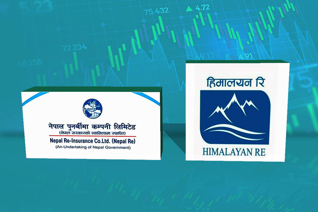 बढ्दो हिमालयन रिइन्स्योरेन्सको शेयर मूल्य र घट्दो नेपाल पुनर्बीमाको शेयर मूल्यको ‘मिलनबिन्दु कहाँ’ ?