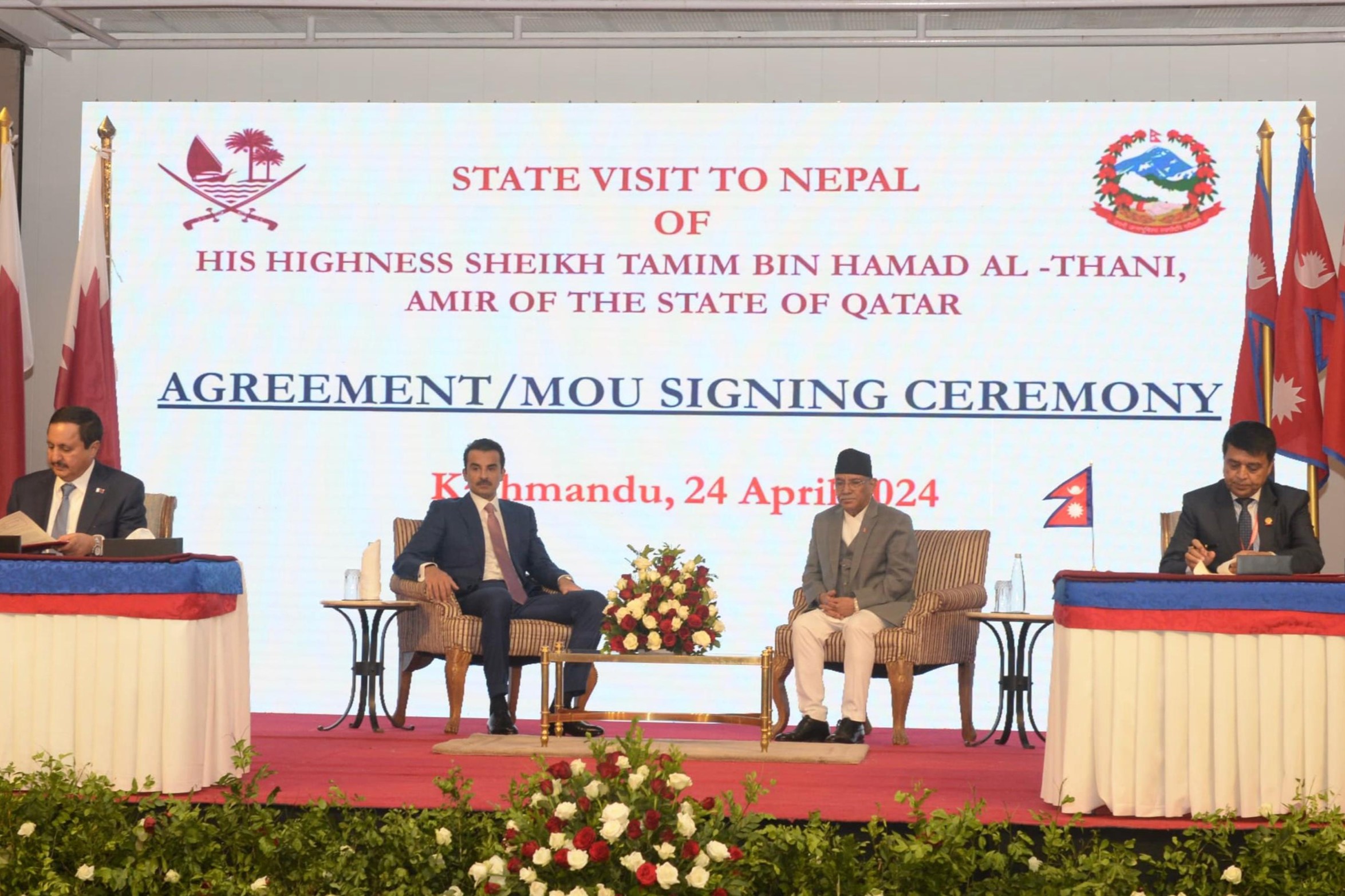 Nepal and Qatar agree on collaboration in eight sectors