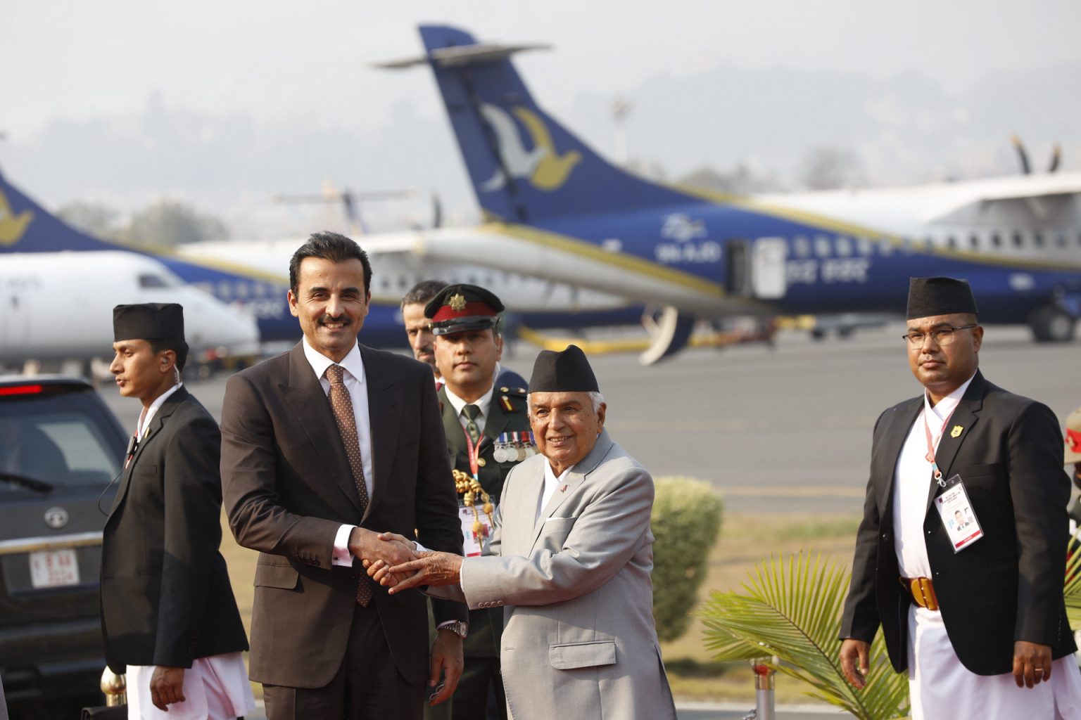 Qatari Emir returns home after wrapping up state visit to Nepal