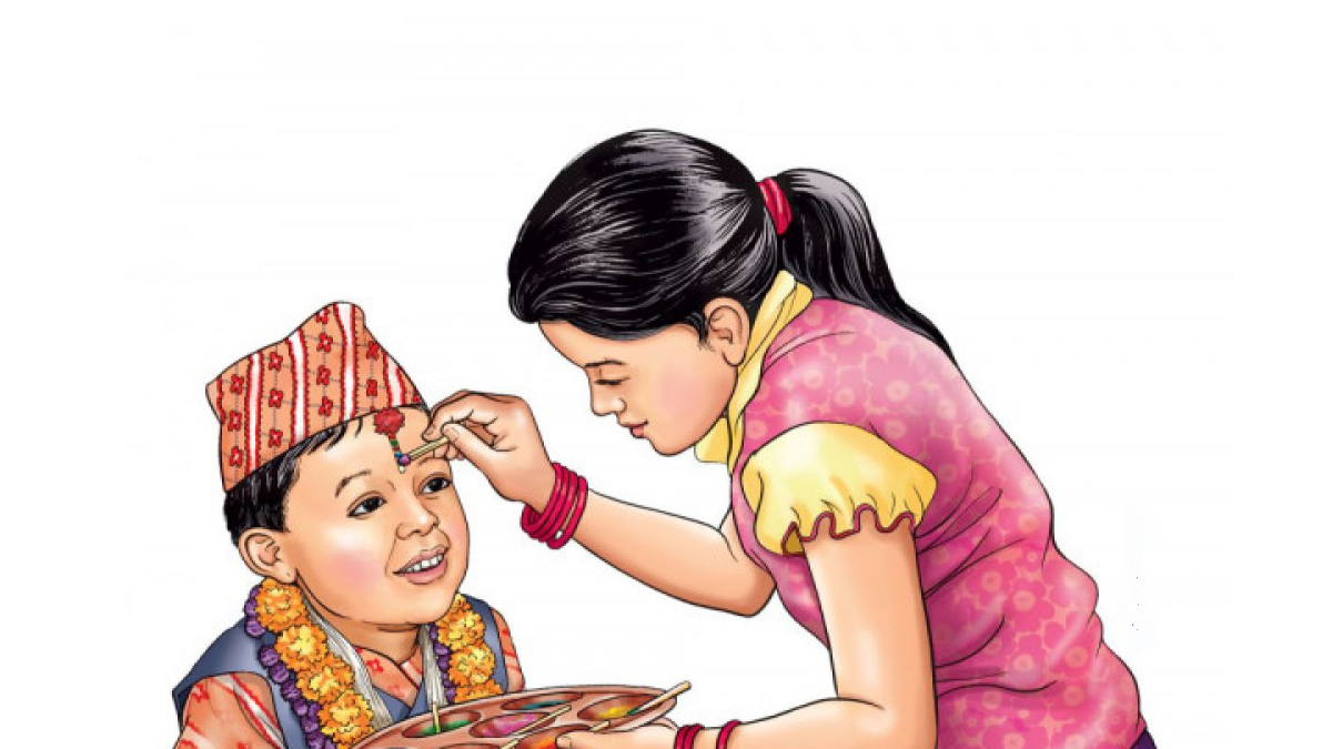 यमपञ्चकको अन्तिम दिन आज विधिपूर्वक भाइटीका लगाइदै
