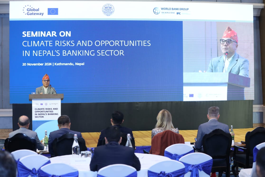 European Union, Nepal Rastra Bank and IFC Host Seminar on Climate Risks and Opportunities in Nepal’s Banking Sector