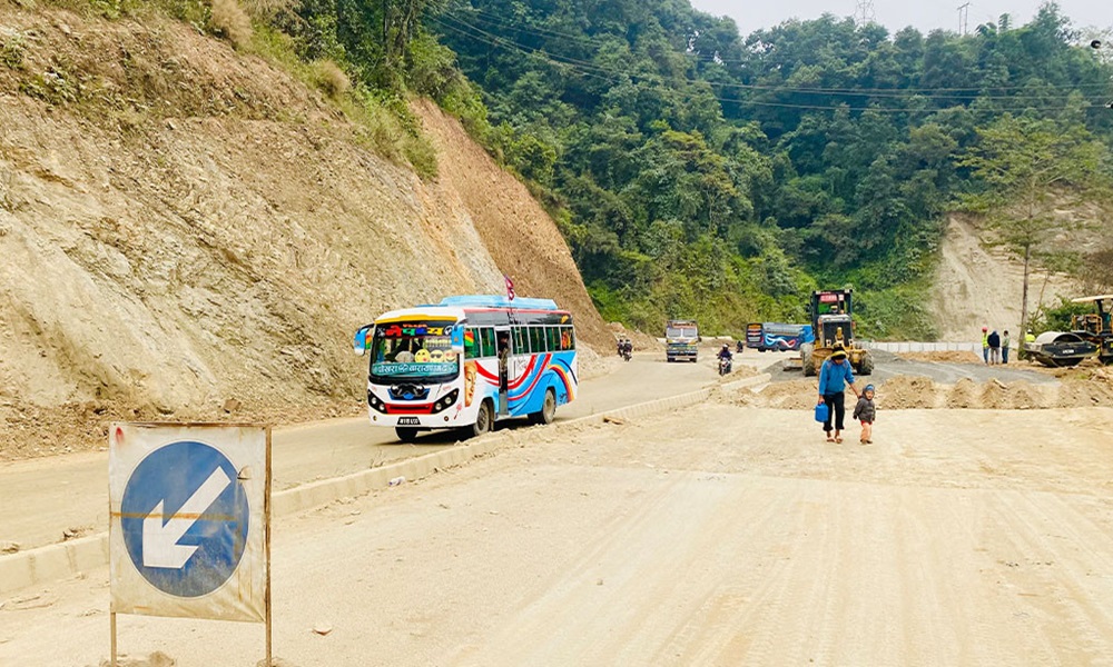 Muglin-Pokhara road: Deadline for upgrading extended for fourth time