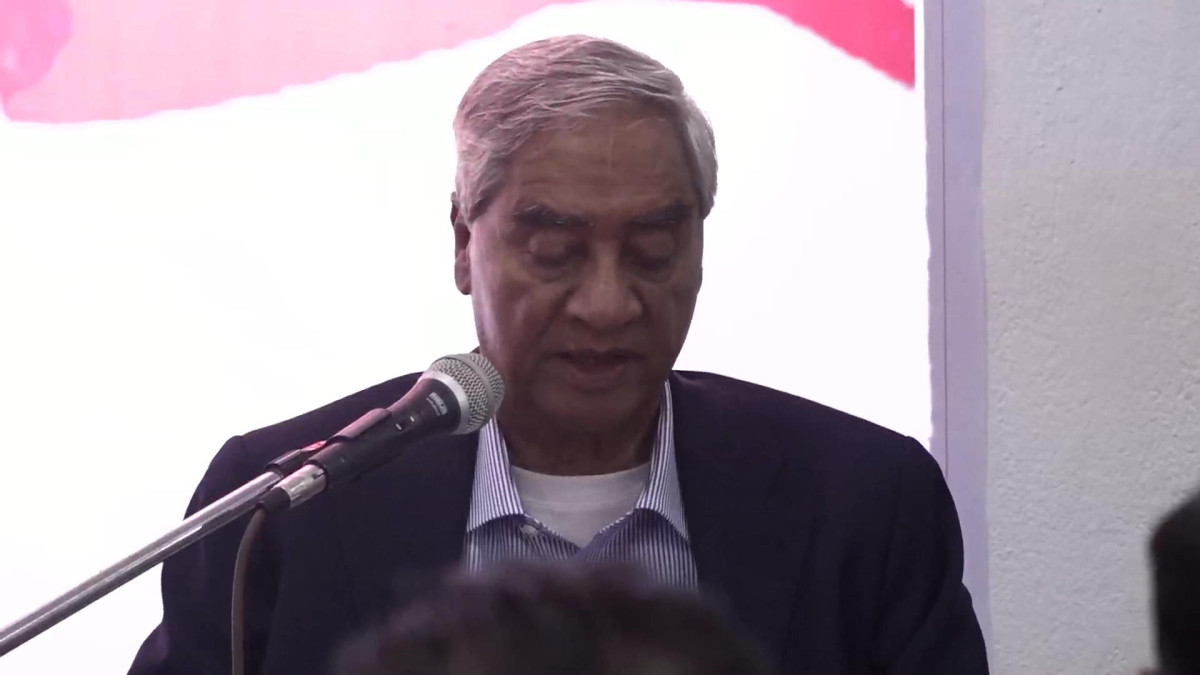 मेरो घरमा पैसा जलेको भिडियो फेक हो, तत्काल छानबिन होसः देउवा