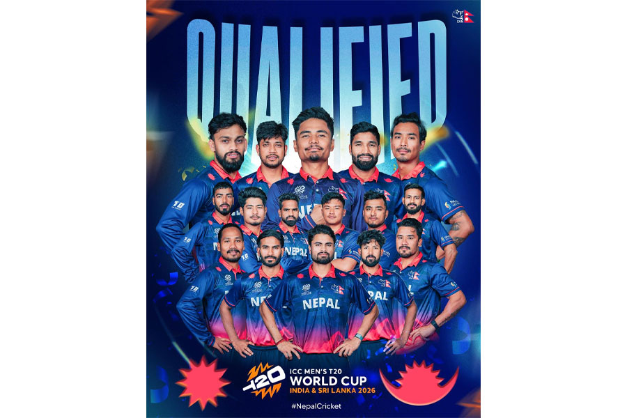 Nepal qualifies for T20 World Cup 2026