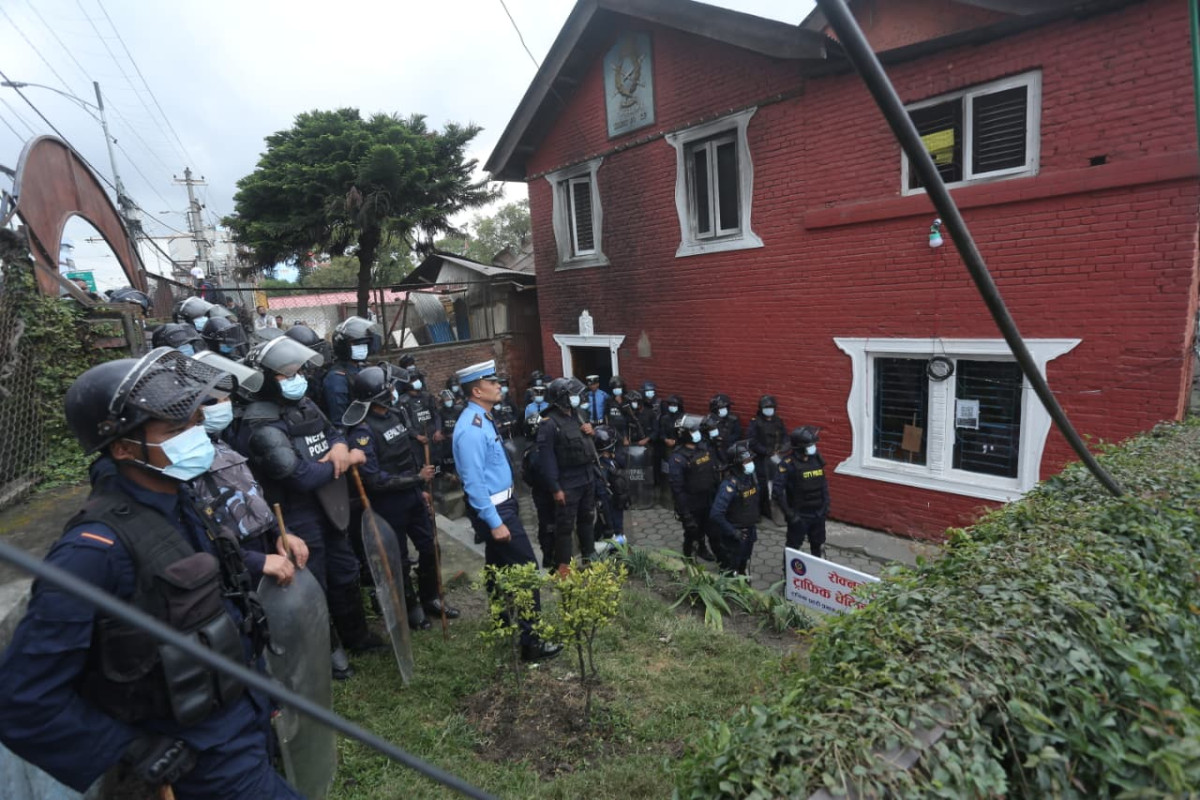 थापाथलीस्थित ट्राफिक प्रहरी प्रभाग तत्काल नभत्काइने