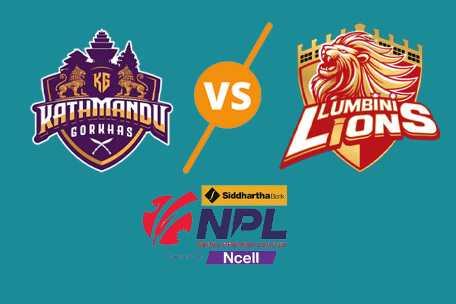एनपीएलः काठमाण्डू गोर्खाजले लुम्बिनी लायन्सको सामना गर्ने