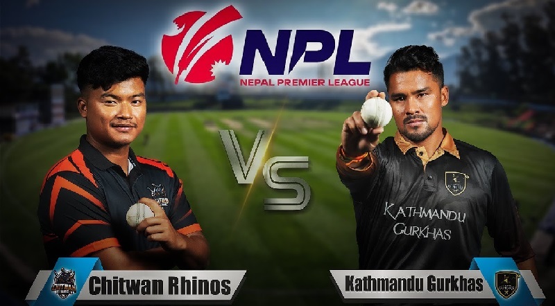 चितवनको लागि विर्सन लायक खेल, सामान्य लक्ष्य पाउँदा पनि चेज गर्न नसकेपछि काठमाण्डू गोर्खाजसँग ५३ रनले पराजित