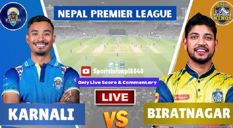 रोमान्चक खेलमा विराटगरद्धारा कर्णाली याक्स ३ विकेटले पराजित