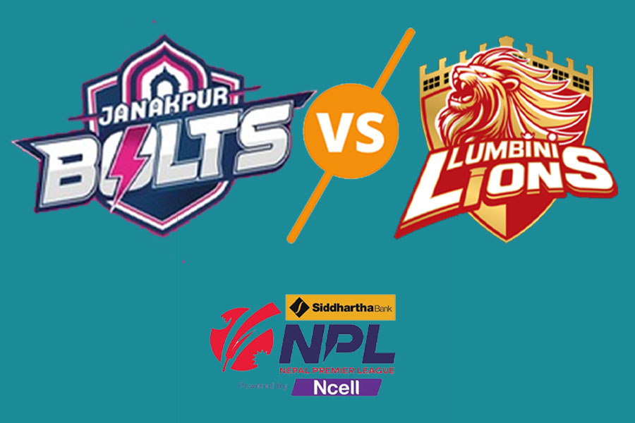 NPL: Lumbini Lions to face Janakpur Bolts today