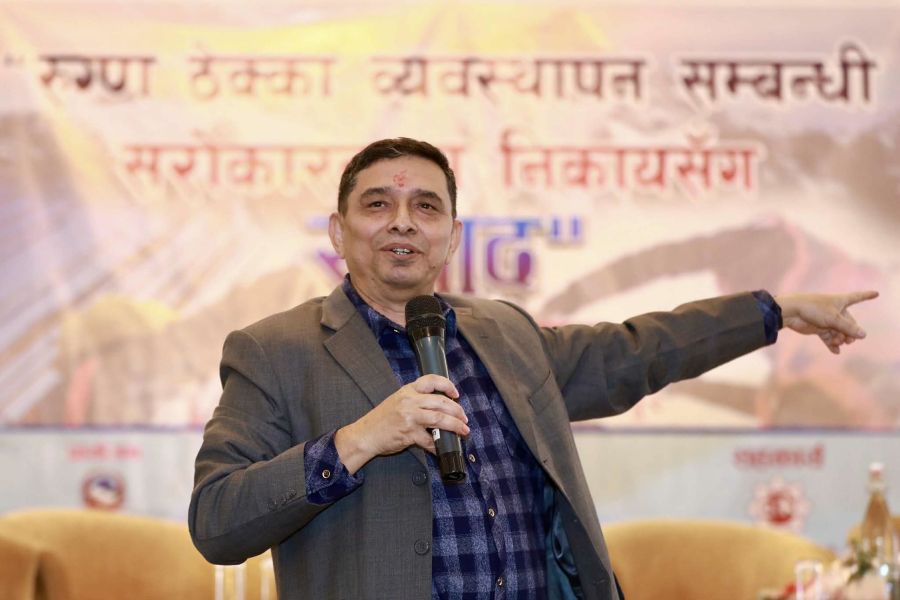 ठेक्का तोड्दा बाँकी असुली गर्नुपर्ने प्रावधान हटाउनुपर्छः पूर्वसचिव थापा