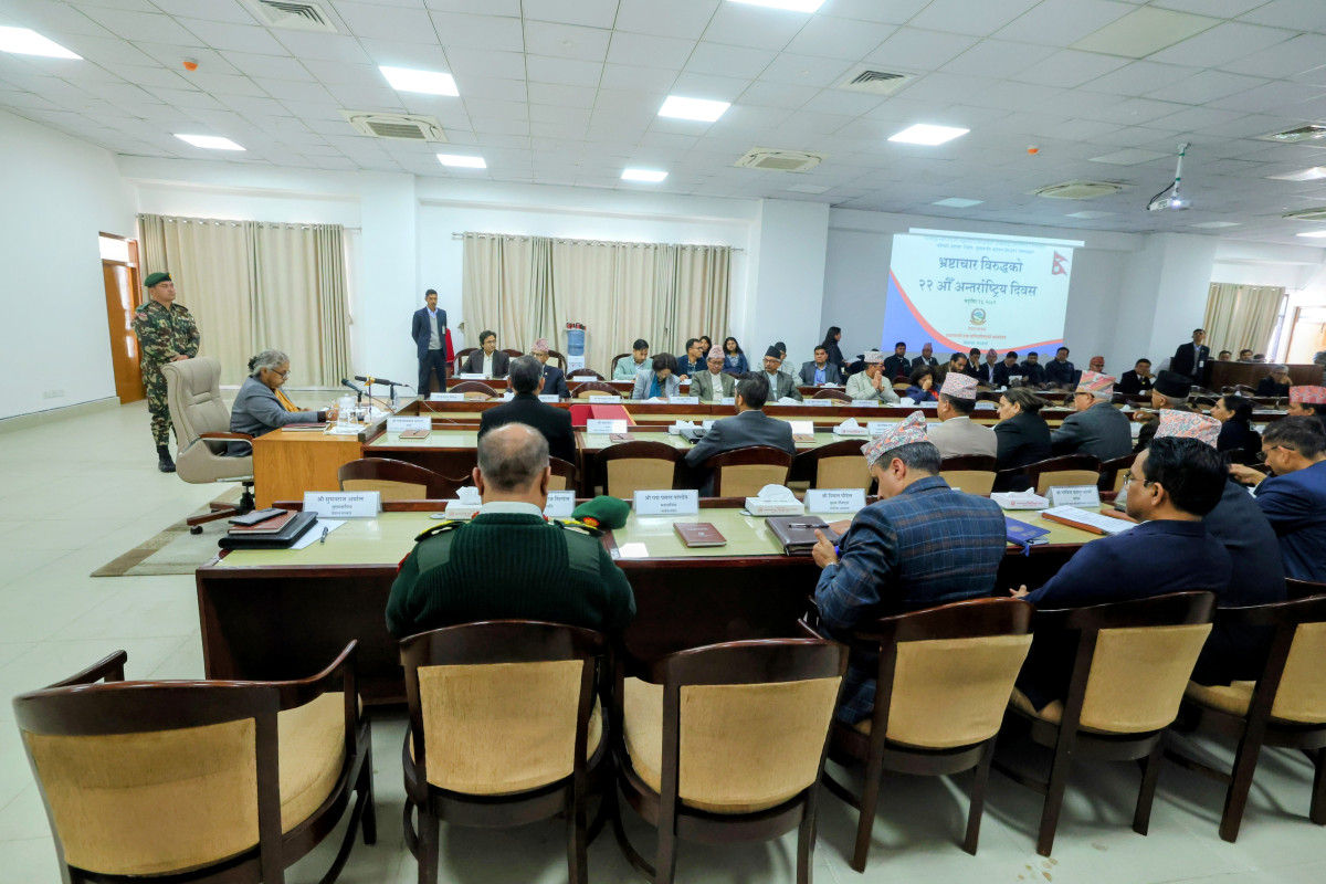 भ्रष्टाचारविरुद्ध जुनसुकै हदसम्मको कठोर कदम चाल्न पनि सरकार पछि हट्ने छैनः प्रधानमन्त्री कार्की