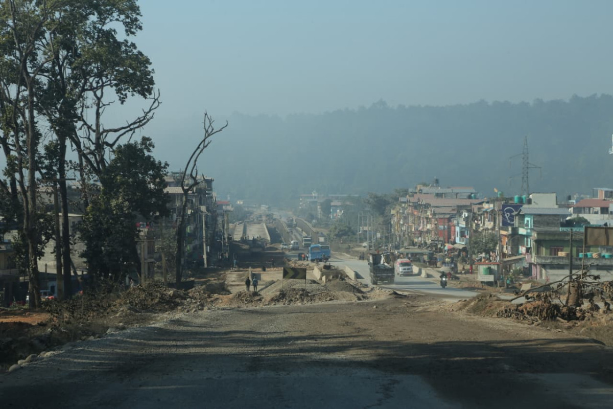 नारायणगढ–बुटवल सडक विस्तारः दाउन्ने क्षेत्र पूर्वी खण्डको सबैभन्दा चुनौतीपूर्ण भाग