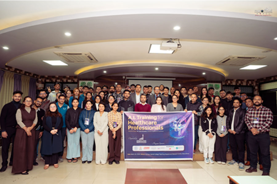 आरम्भ करियर सर्भिसेसद्वारा स्वास्थ्यकर्मीहरुका लागि एक दिने ‘एआई फर हेल्थकेयर प्रोफेश्नल’ कार्यशाला सम्पन्न