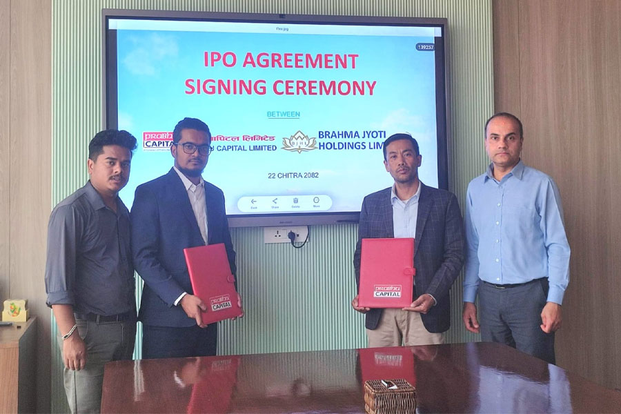 ब्रम्ह ज्योति होल्डिङ्सको शेयर निष्काशन तथा बिक्री प्रवन्धकमा प्रभु क्यापिटल
