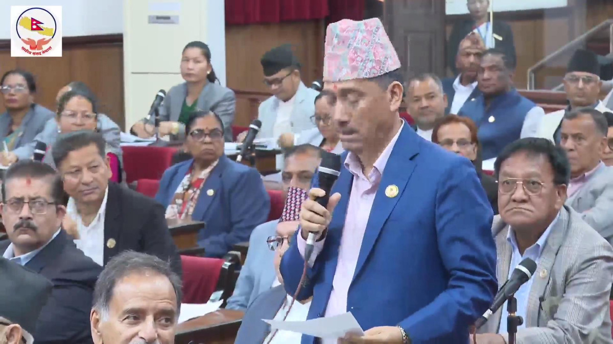 शेयर बजारकाे कुरा राष्ट्रिय सभामा उठ्याे, 'शेयर बजारमा ठूला लगानीकर्ता बाहिरिने खतरा छ, सरकारले विशेष कदम चालोस्'