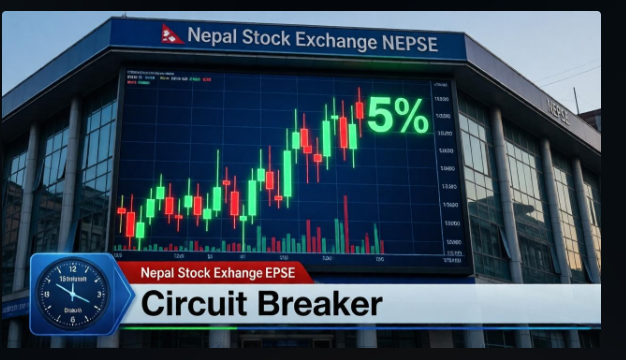 सर्किट ब्रेकरमा फेरबदल: अब ५ प्रतिशतमा पहिलो ब्रेक, ८ प्रतिशत पुगे दिनभरका लागि बजार बन्द हुने