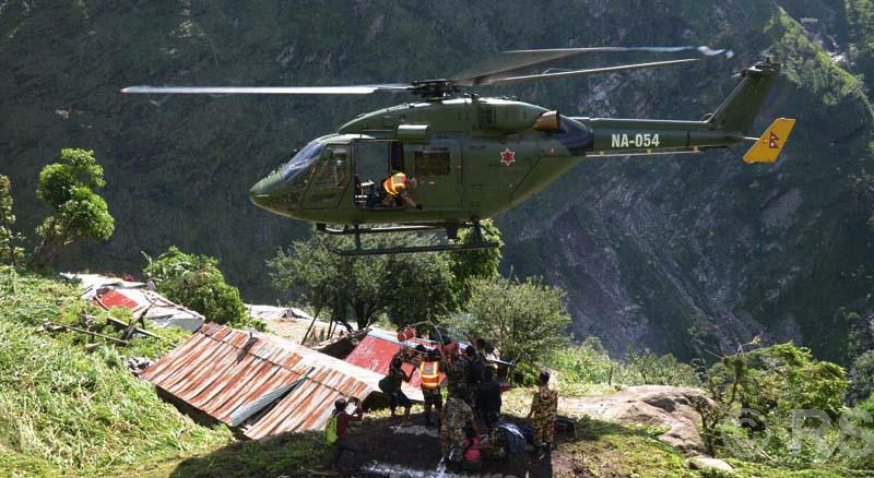 Army team mobilized for search and rescue in aftermath of Bhotekoshi flood