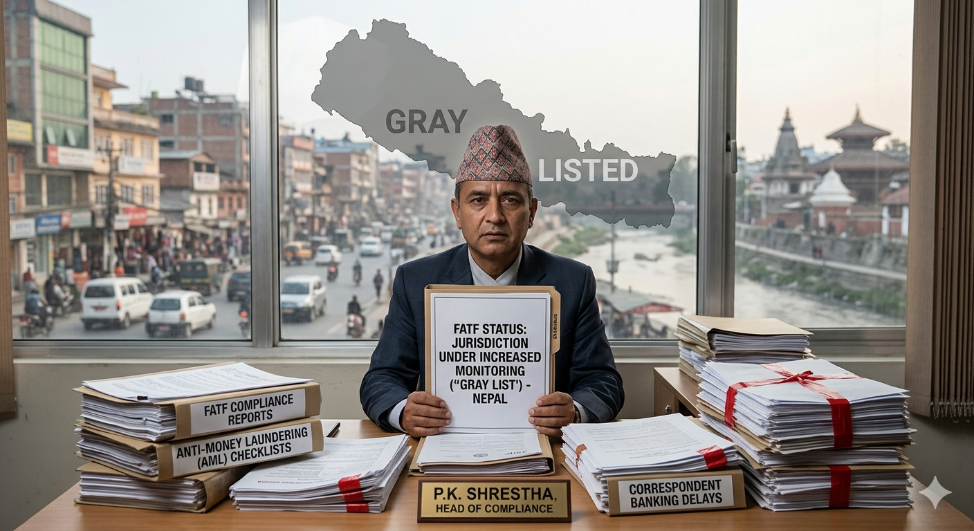 नेपाल अझै एफएटीएफको ‘खैरो सूची’ मै यथावत्, सुधारका लागि ६ बुँदे सुझाव