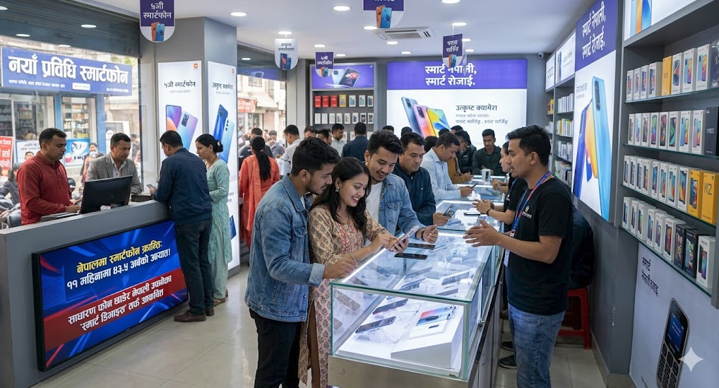 एकै वर्षमा ५० अर्बभन्दा बढीको मोबाइल भित्रियो: चीन र भारतबाट मात्रै साढे २२ लाख स्मार्टफोन आयात