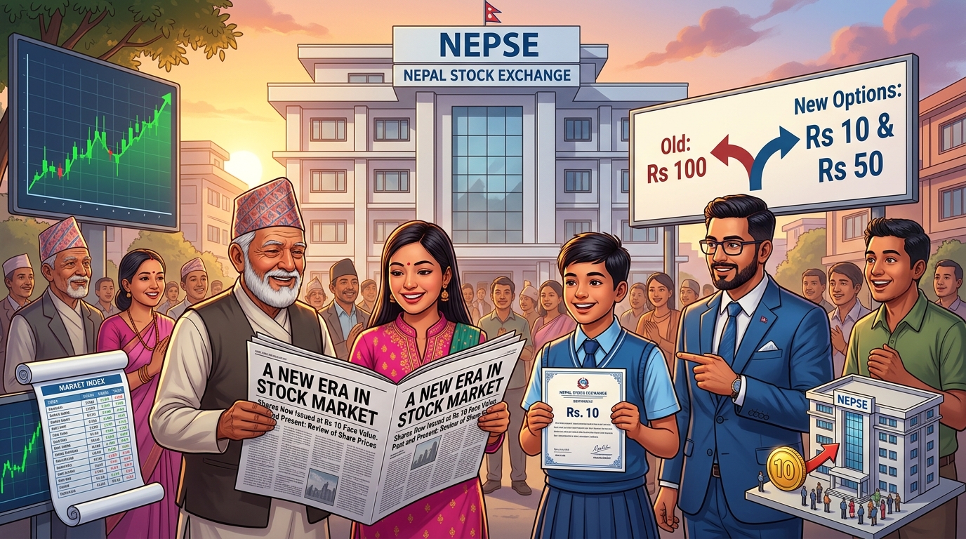 Low-Cost IPOs on the Horizon: Nepal Moves to Allow as low as Rs 10 Face Value Shares