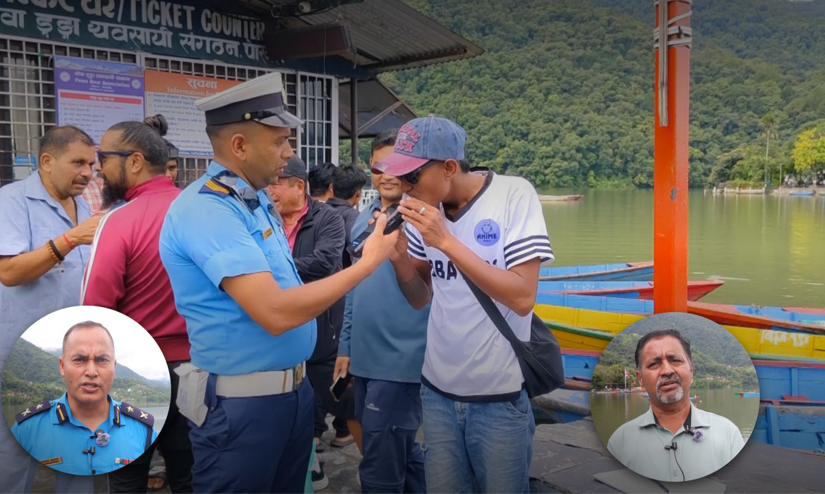 फेवातालमा लापसे गरेर डुंगा चलाउने तीन चालक नियन्त्रणमा
