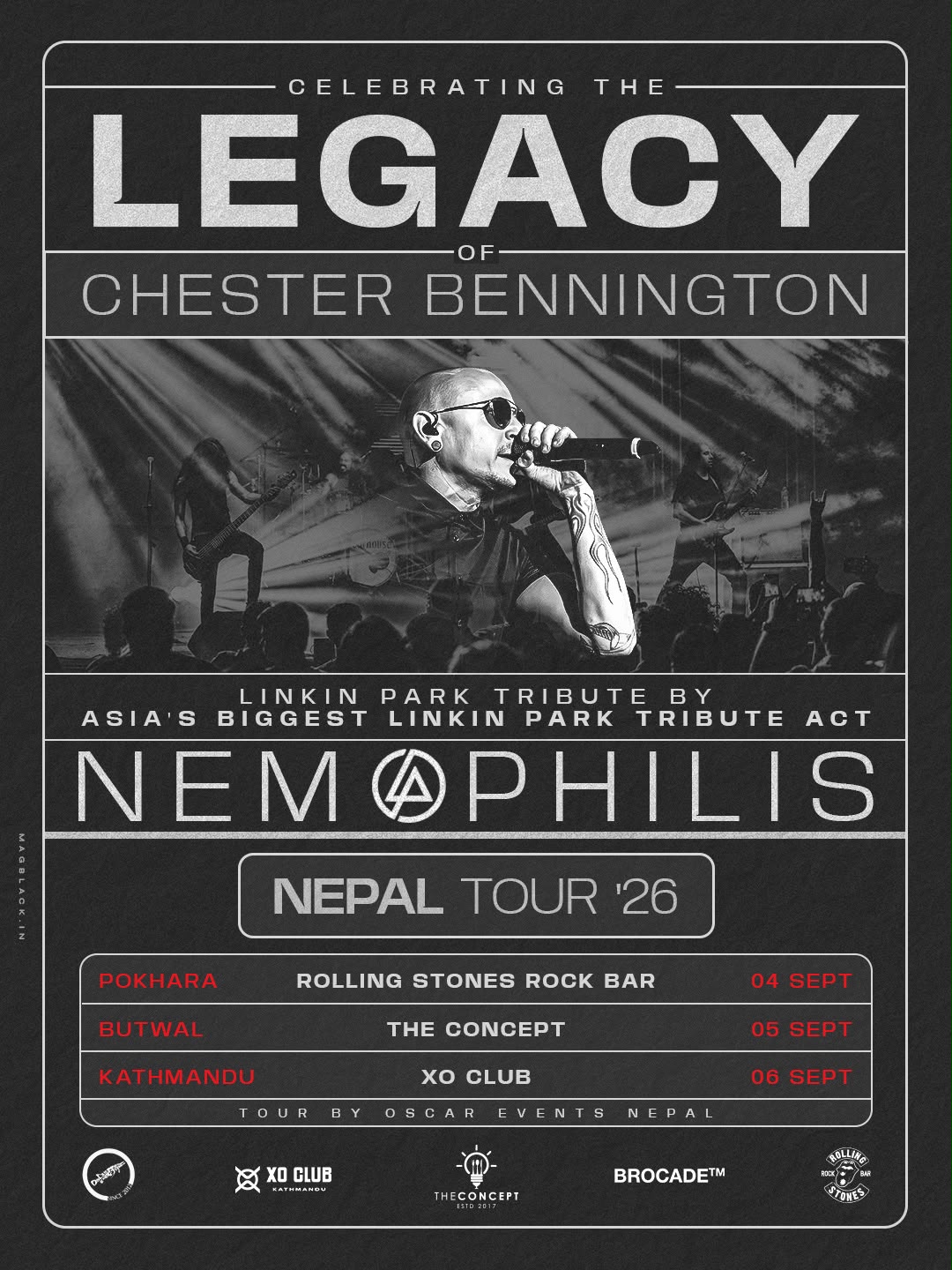 Oscar Events Nepal Announces Three-City Linkin Park Tribute Tour; Standard Tickets Live On Khalti by IME