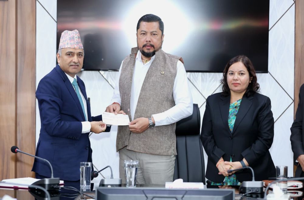 दैवी प्रकोप उद्धार कोषमा ऊर्जा क्षेत्रको ऐक्यबद्धता, बुधबार थप २ करोड १२ लाख सहयोग