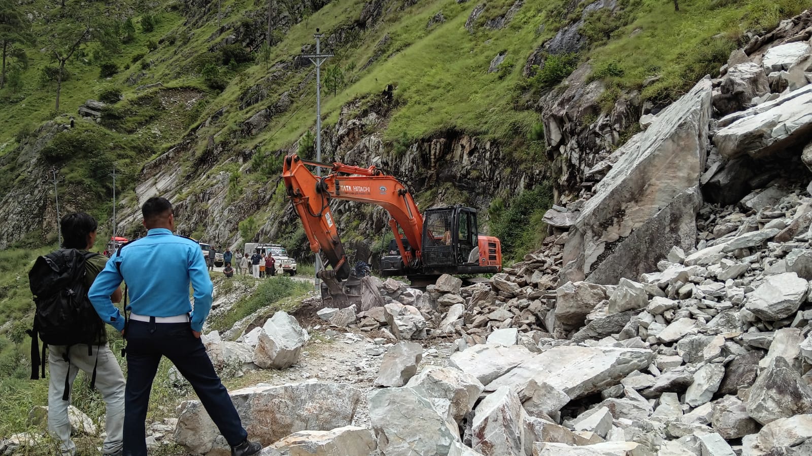 Vehicular movement resumes after debris removal from Jajarkot-Dolpa road